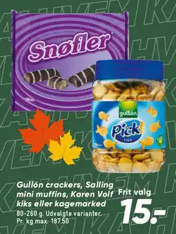Bilka Udvalg af småkager & snacks tilbud