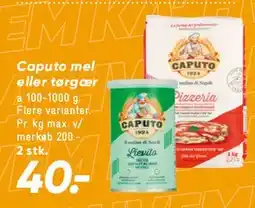 Bilka Caputo mel eller tørgær tilbud