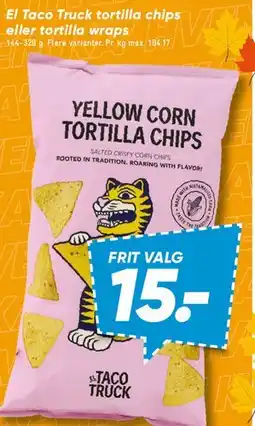 Bilka Yellow Corn Tortilla Chips tilbud
