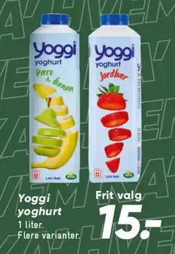 Bilka Yoggi yoghurt tilbud