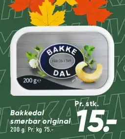 Bilka Bakkedal smørbar original tilbud