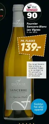 Bilka Fournier Sancerre Blanc – Les Vignes tilbud