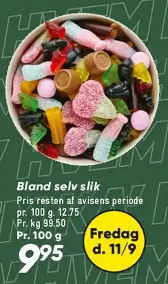 Bilka Bland selv slik tilbud