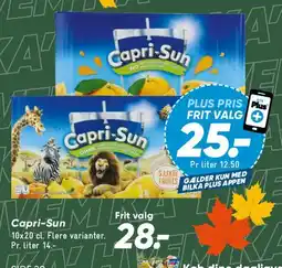 Bilka Capri-Sun tilbud