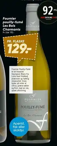 Bilka Fournier Pouilly-Fumé – Les Bois Charmants tilbud