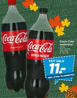 Bilka Coca-Cola sodavand (1.5 L flaske) tilbud