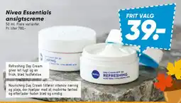 Bilka Nivea Essentials ansigtscreme tilbud