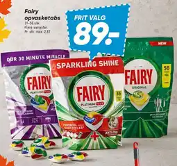Bilka Fairy opvasketabs tilbud