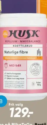 Bilka HUSK Psyllium Mavebalance tilbud