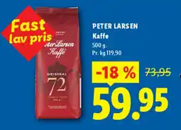 Lidl Peter Larsen kaffe tilbud