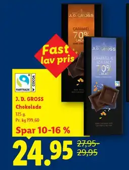 Lidl J.D. GROSS Chokolade tilbud