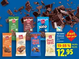 Lidl Fin Carré Chokolade (flere varianter) tilbud
