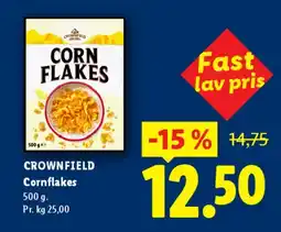 Lidl Crownfield Cornflakes tilbud