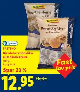 Lidl Blandede rundstykker eller håndværkere tilbud