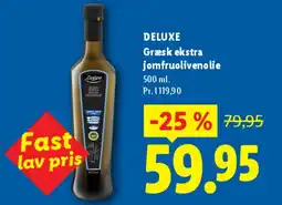 Lidl DELUXE Græsk ekstra jomfruolivenolie tilbud