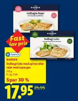 Lidl Indbagt laks tilbud