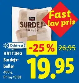Lidl Surdejsboller tilbud