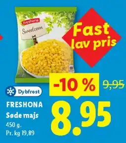 Lidl FRESHONA Søde majs tilbud