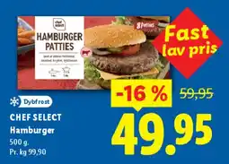 Lidl Hamburger / Hamburger Patties tilbud