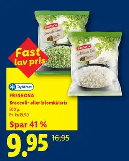 Lidl FRESHONA Broccoli- eller blomkålsris tilbud