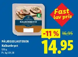 Lidl PÅLÆGSSLAGTEREN Kalkunbryst tilbud