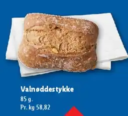 Lidl Valnøddestykke tilbud
