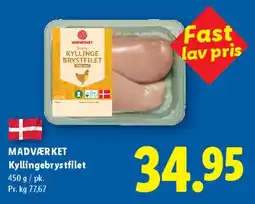 Lidl Kyllingebrystfilet tilbud