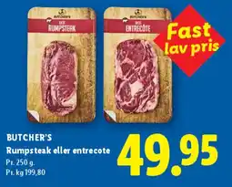 Lidl Rumpsteak eller entrecote tilbud