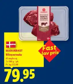 Lidl Ribeye steaks tilbud