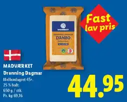 Lidl Dronning Dagmar Danbo tilbud