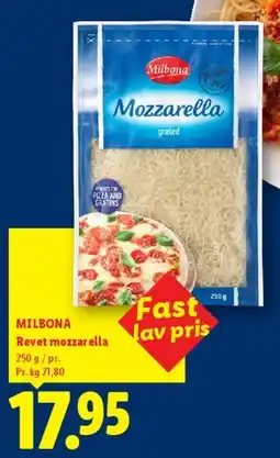 Lidl Revet mozzarella tilbud