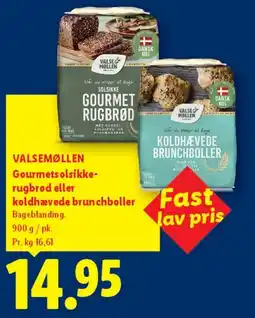 Lidl Gourmet rugbrød / Koldhævede brunchboller tilbud