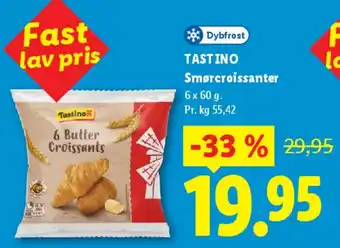Lidl Tastino Smørcroissanter tilbud