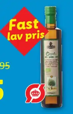 Lidl Primadonna Økologisk spansk ekstra jomfruolivenolie tilbud