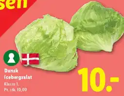 Lidl Dansk icebergsalat tilbud