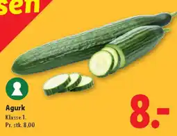Lidl Agurk tilbud