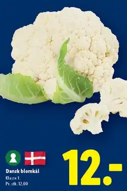 Lidl Dansk blomkål tilbud