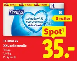 Lidl Floralys XXL køkkenrulle tilbud