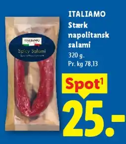 Lidl Stærk napolitansk salami tilbud