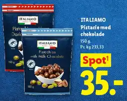 Lidl Pistacie med chokolade tilbud