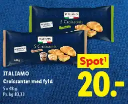 Lidl Croissanter med fyld (5 x 48 g) tilbud
