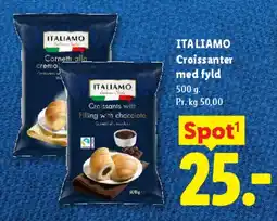 Lidl Croissanter med fyld (500 g) tilbud
