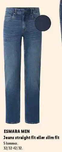Lidl ESMARA MEN Jeans tilbud