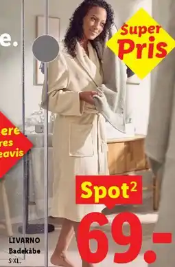 Lidl LIVARNO Badekåbe tilbud
