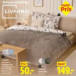 Lidl LIVARNO Sengetæppe tilbud