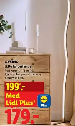 Lidl LIVARNO LED-standerlampe tilbud