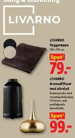 Lidl LIVARNO Hyggetæppe tilbud