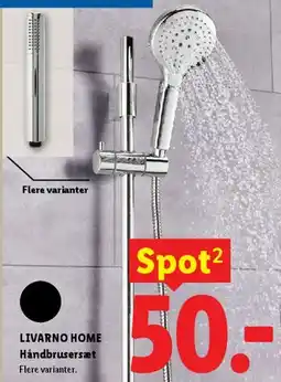 Lidl LIVARNO HOME Håndbrusersæt tilbud