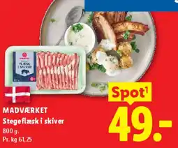 Lidl MADVÆRKET Stegeflæsk i skiver tilbud