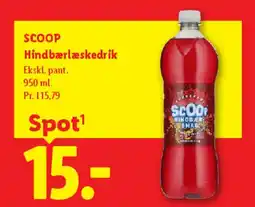 Lidl SCOOP Hindbærlæskedrik tilbud